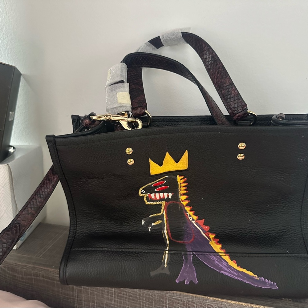 Coach X Jean Michel Basquiat Rexy Rogue 25 Bag Black
NWT.